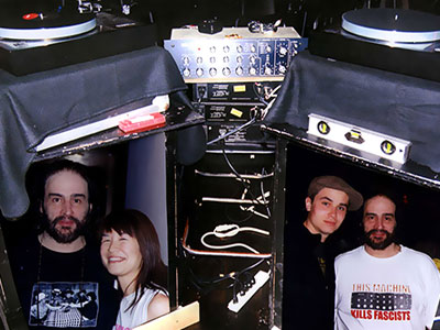 David mancuso the loft dj booth this machine kills fascists